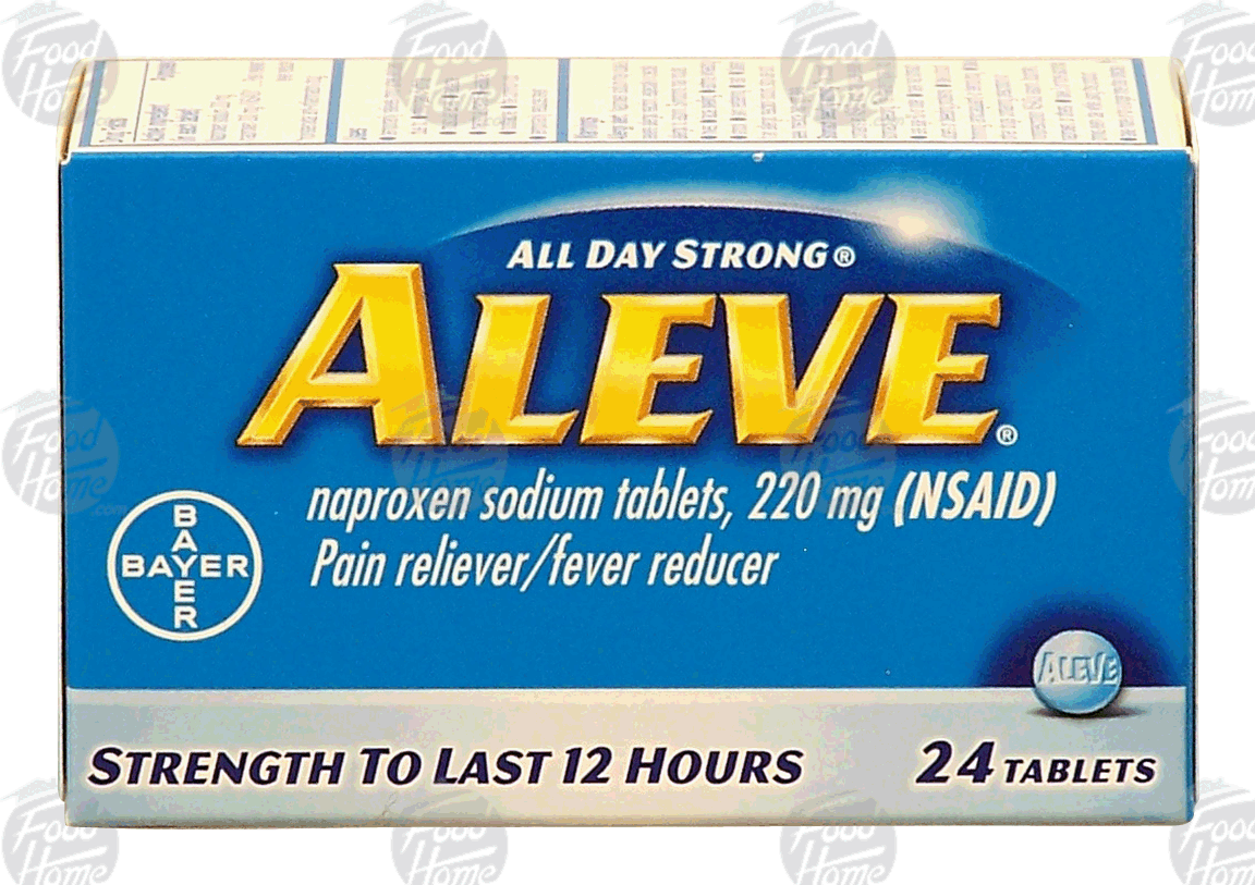 Aleve  noproxen sodium tablets, 220mg pain reliever / fever reducer Full-Size Picture